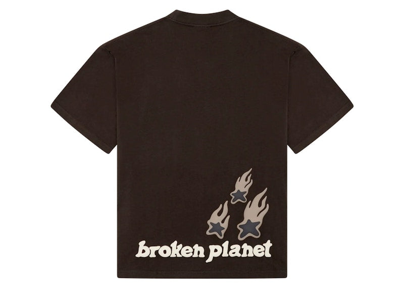 Broken Planet Heartless Love T-shirt Mocha Brown