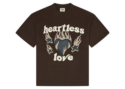 Broken Planet Heartless Love T-shirt Mocha Brown