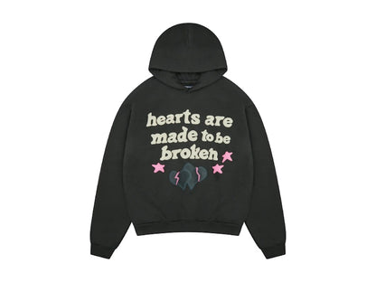 Broken Planet Hearts Are Made To Be Broken Hoodie (SS25) Soot Black