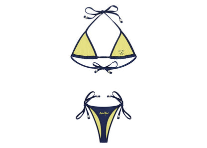 Broken Planet Logo Bikini Navy Blue