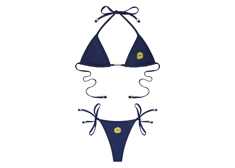 Broken Planet Logo Bikini Navy Blue