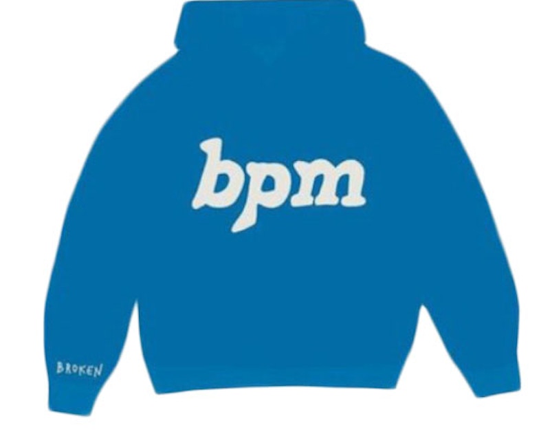Broken Planet BPM Hoodie Blue