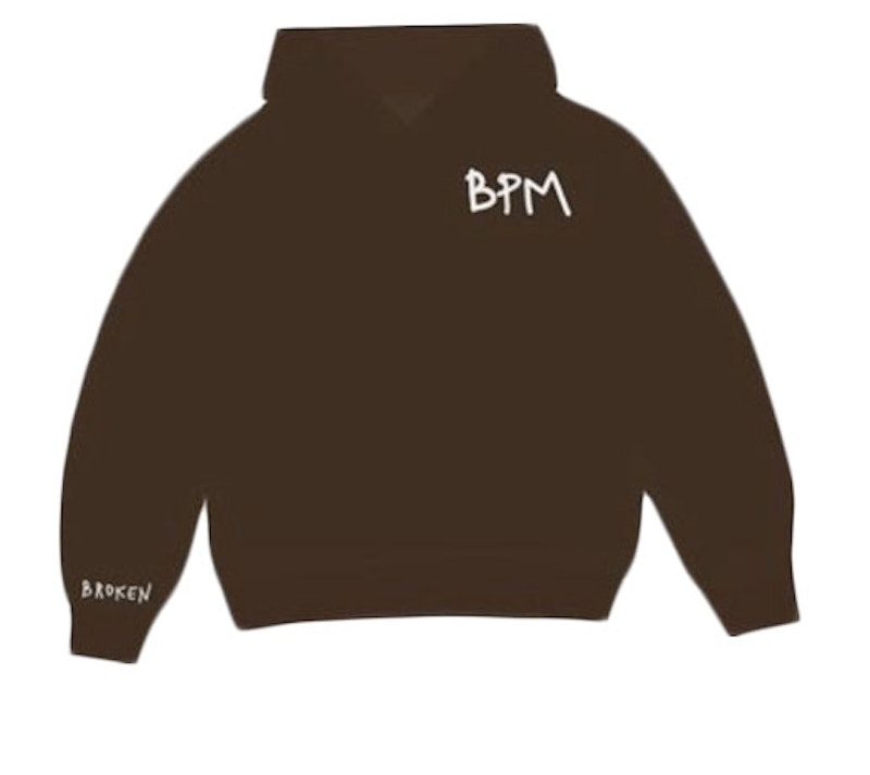 Broken Planet BPM Hoodie Brown