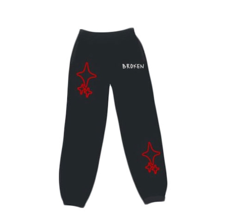 Broken Planet Broken Planet Star Sweatpants Black