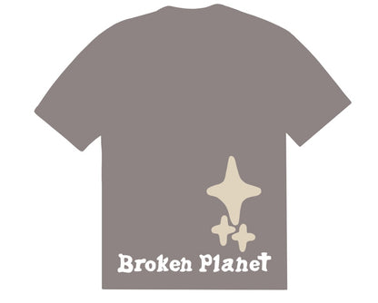 Broken Planet Cosmic Connection T-shirt Taupe