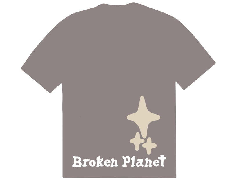 Broken Planet Cosmic Connection T-shirt Taupe