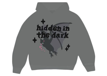 Broken Planet Hidden in the Dark Hoodie Shadow Grey