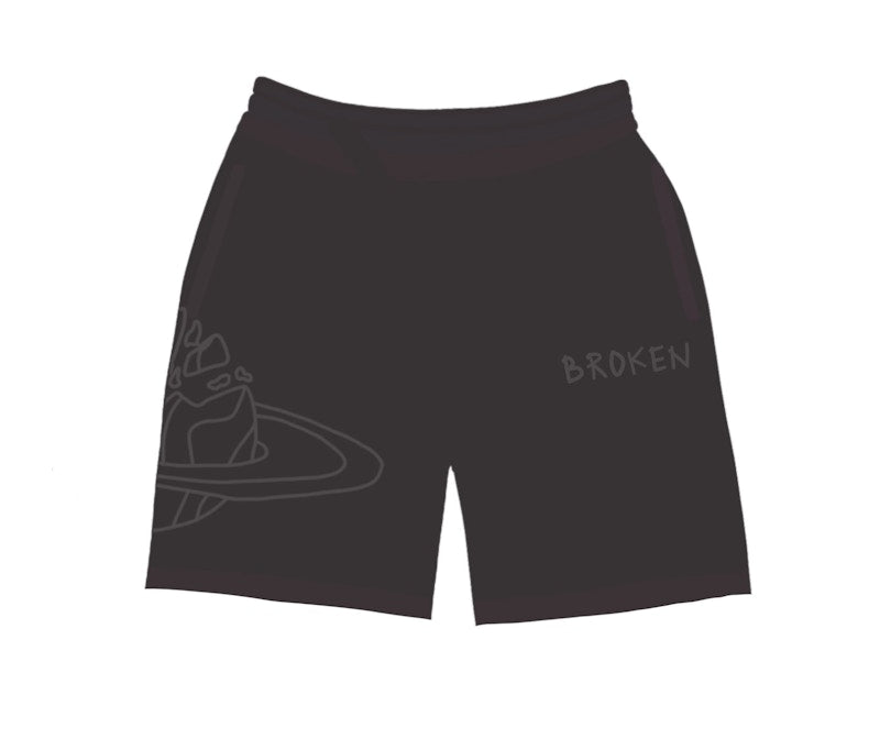 Broken Planet Outer Space Shorts Onyx