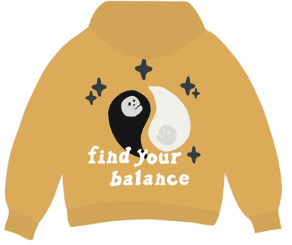 Broken Planet Outer Space Zip Up Hoodie Sand