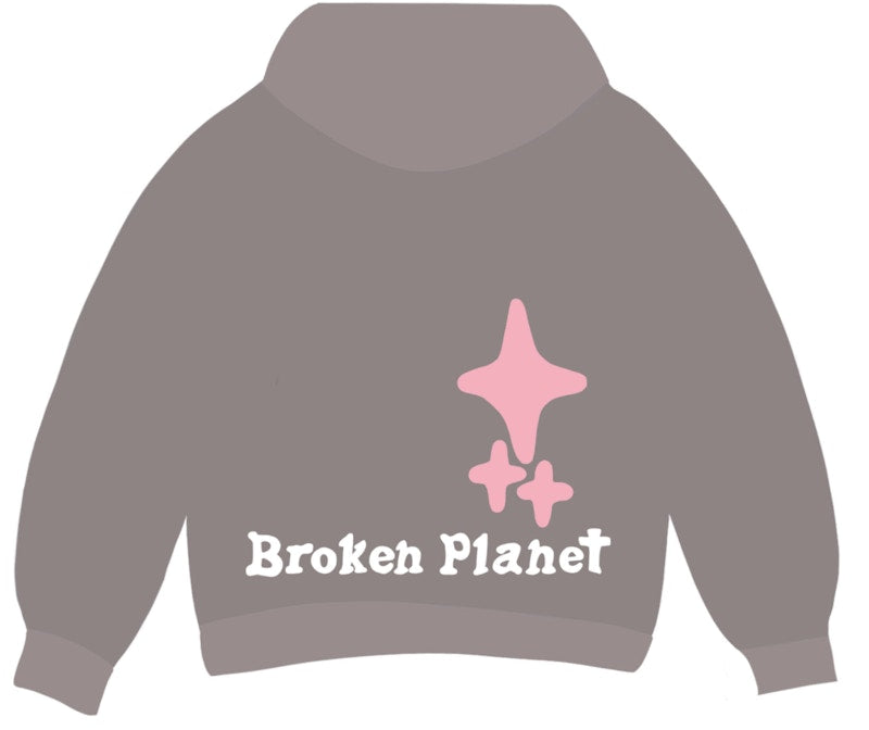 Broken Planet Stuck In A Mirage Hoodie Taupe