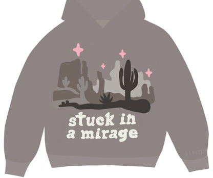Broken Planet Stuck In A Mirage Hoodie Taupe