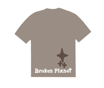 Broken Planet Trust Your Universe T-shirt Sand
