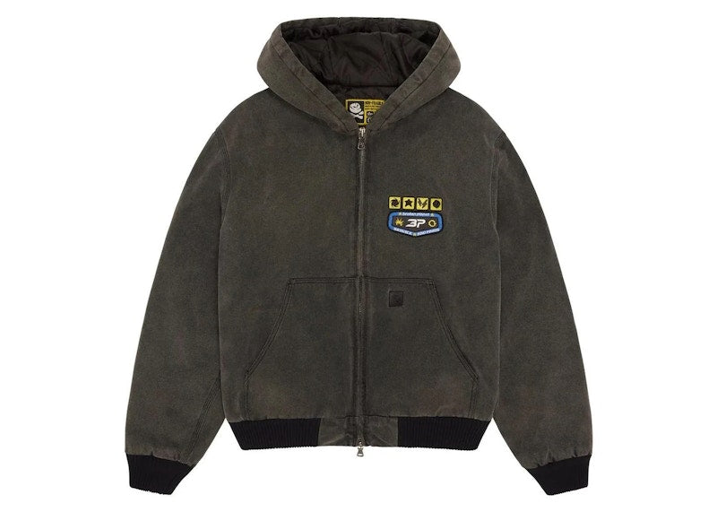 Broken Planet Market Workwear Jacket Washed Soot Black