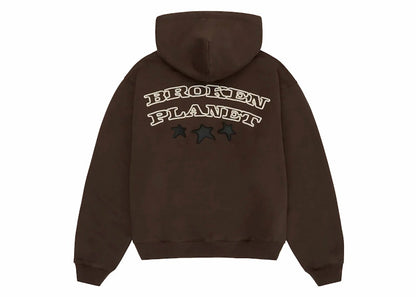 Broken Planet Out Of Service Hoodie Brown