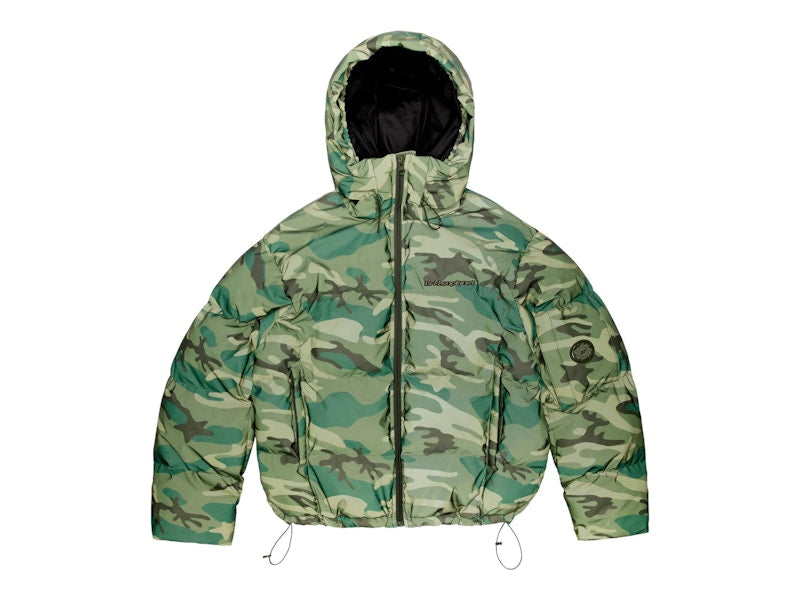 Broken Planet Reflective Star Puffer Jacket Camo