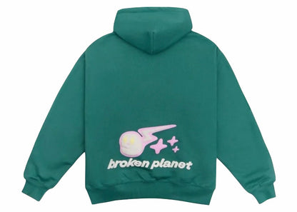 Broken Planet Speed Of Light Hoodie Green