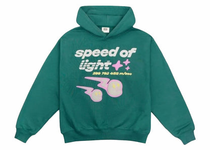 Broken Planet Speed Of Light Hoodie Green