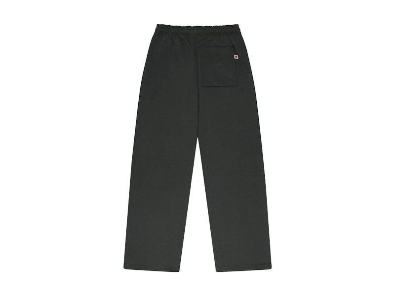 Broken Planet Straight-Leg Sweatpants (SS25) Soot Black