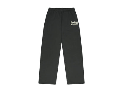Broken Planet Straight-Leg Sweatpants (SS25) Soot Black