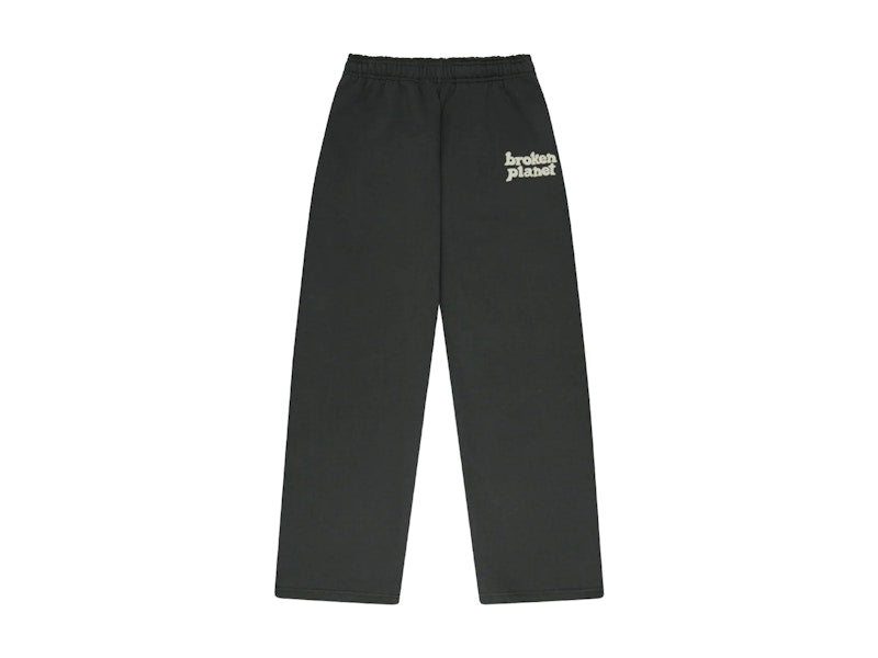 Broken Planet Straight-Leg Sweatpants (SS25) Soot Black