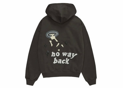 Broken Planet Trapped In Time Hoodie Soot Black