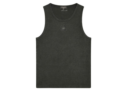 Broken Planet Washed Ribbed Tank Top Washed Black