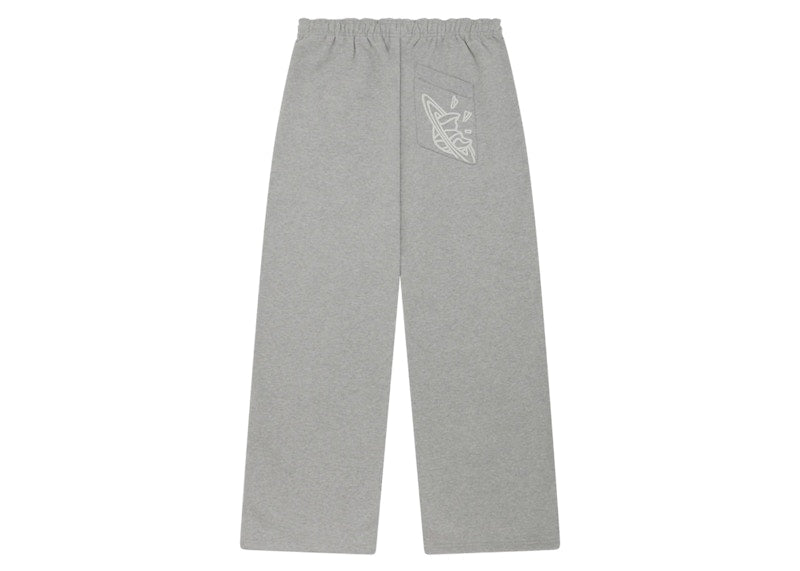 Broken Planet Wide-Leg Sweatpants Heather Grey
