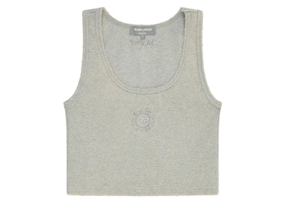 Broken Planet Women's Washed Ribbed Tank Top Heather Grey