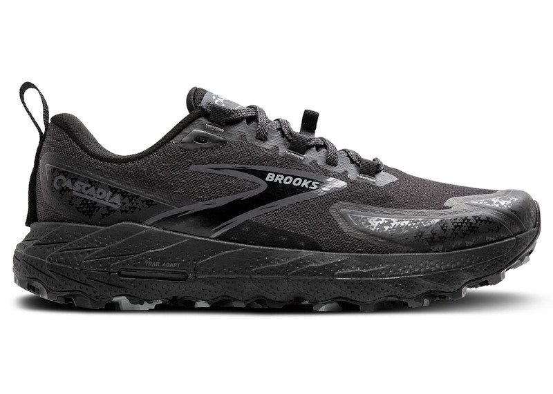 Brooks Cascadia 18 Black Blackened Pearl Grey