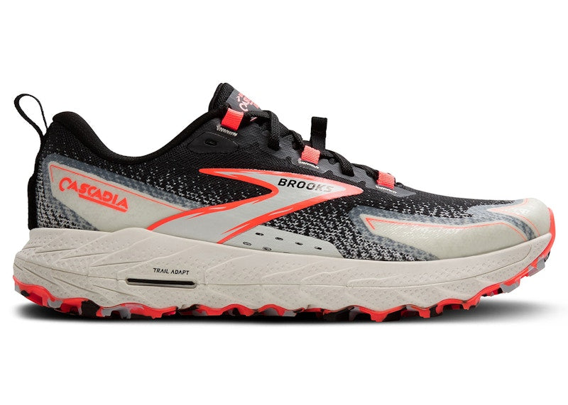 Brooks Cascadia 18 Black Blue Wash Flame (Women's)