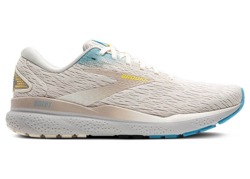Brooks Ghost 16 Coconut Blue Yellow