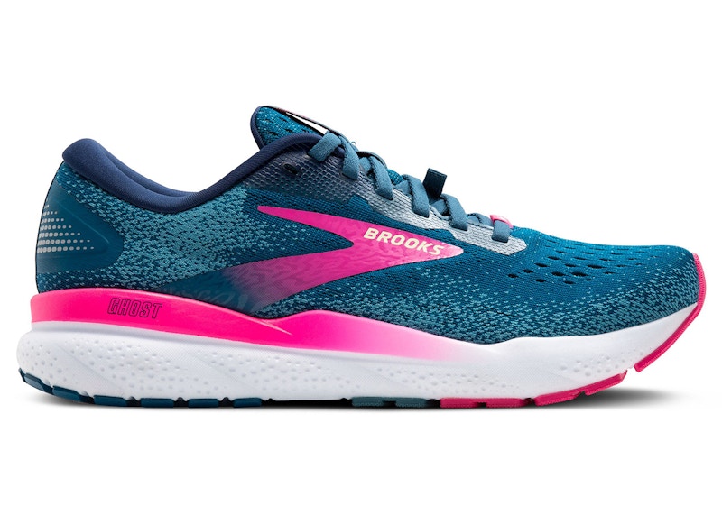 Brooks Ghost 16 Gore-Tex Moroccan Blue Pink Yellow (Women's)