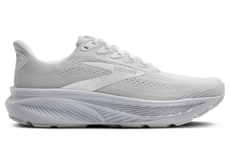 Brooks Ghost 17 White Grey (Women's)