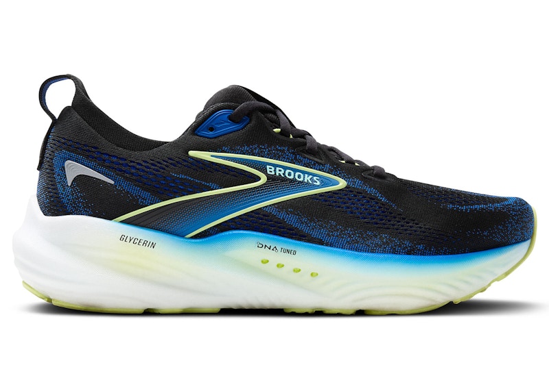 Brooks Glycerin 22 Black Cobalt Neo Yellow