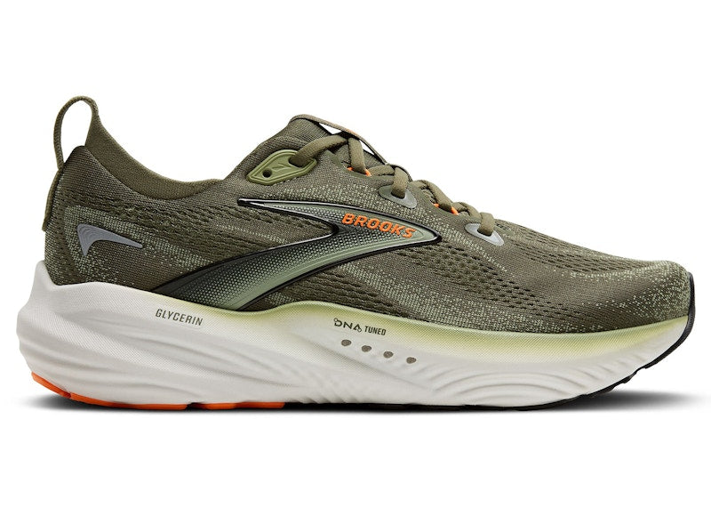 Brooks Glycerin 22 Dusty Olive Tea Orange