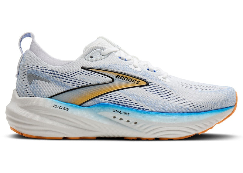 Brooks Glycerin 22 White Cobalt Orange