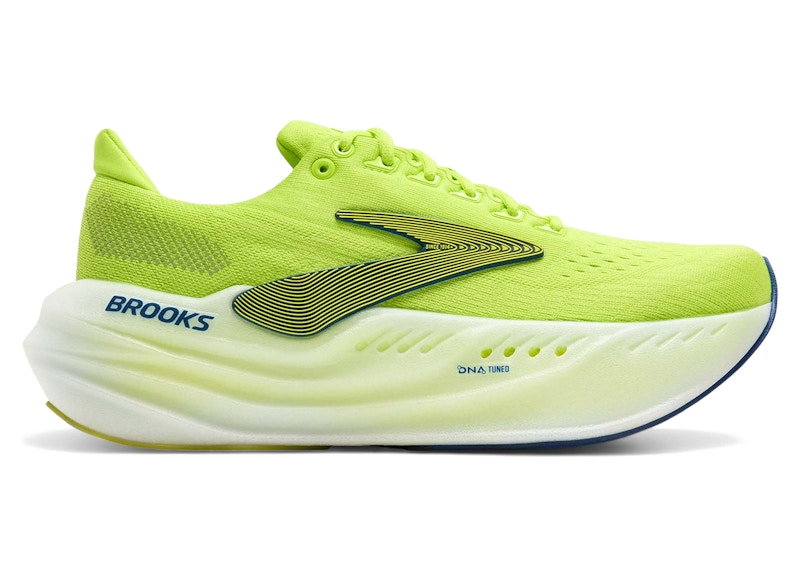 Brooks Glycerin Max Lime Navy Peony White