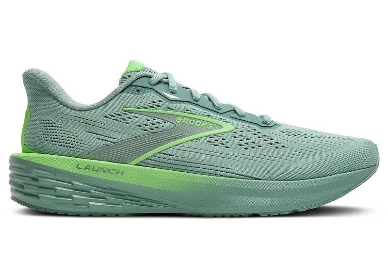 Brooks Launch 12 Grey Mist Green