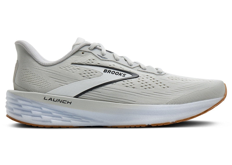 Brooks Launch 12 Oyster White Phantom