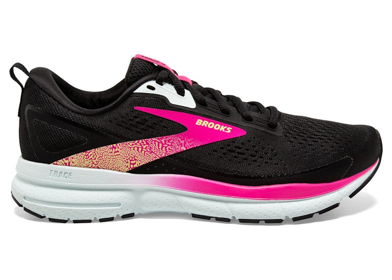 Brooks Trace 3 Black Blue Pink Glo (Women's)