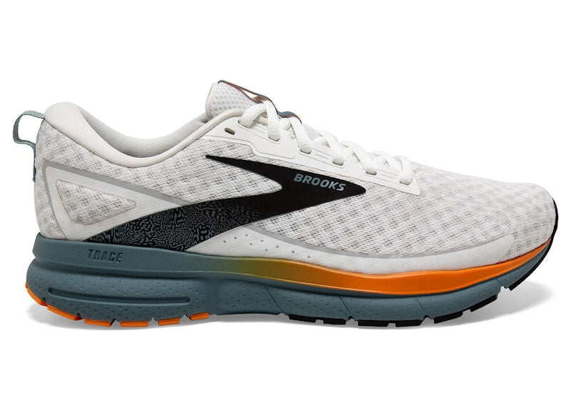 Brooks Trace 3 White Orange Goblin Blue