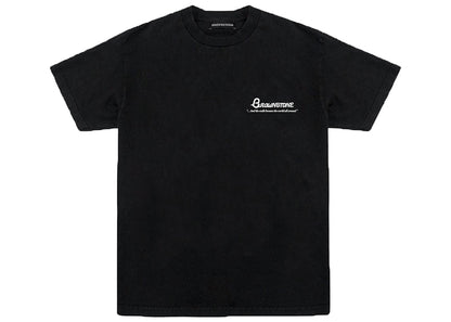 Brownstone Embroidered Cut & Sew Readymade T-Shirt Black