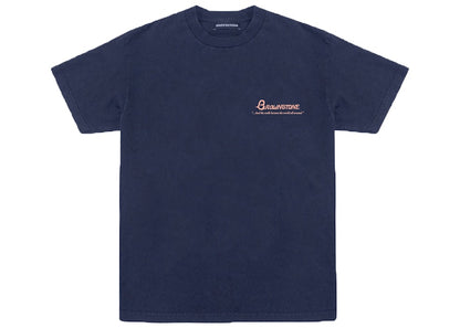 Brownstone Embroidered Cut & Sew Readymade T-Shirt Navy