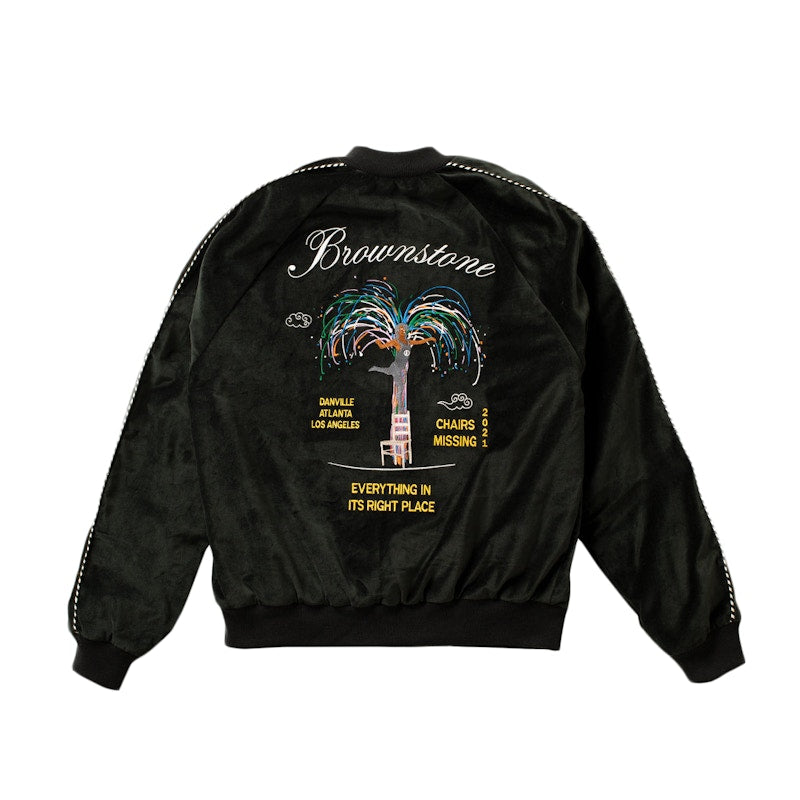Brownstone Reversible Sukajan Jacket Black