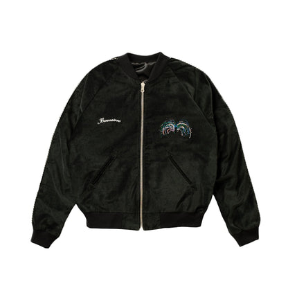 Brownstone Reversible Sukajan Jacket Black