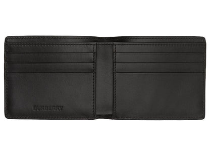 Burberry 3D Print Bifold Wallet 6 Slot Archive Beige