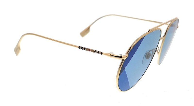 Burberry Alice Aviator Sunglasses Light Gold (0BE3138 110980)