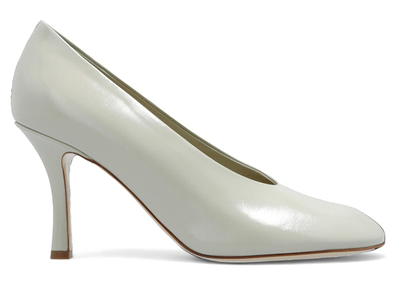 Burberry Almond-Toe Slip-On Pumps Pebble (Women's)
