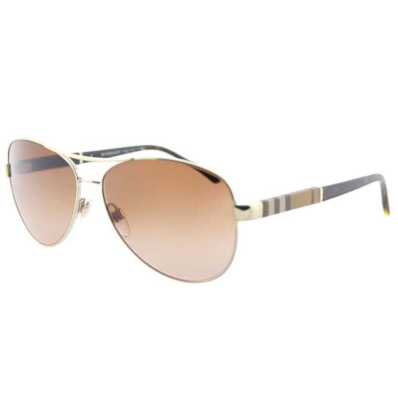 Burberry Aviator Sunglasses Gold (BE_3080_114513)