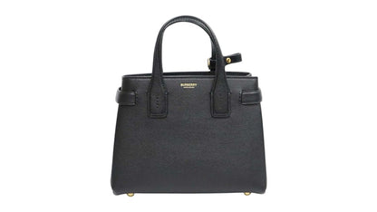 Burberry Banner Two Way Tote Bag Black